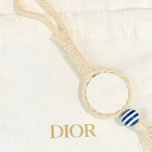 Dior Fragrance Stone Keychain or Bag Charm - Holds your favorite fragrance. New.